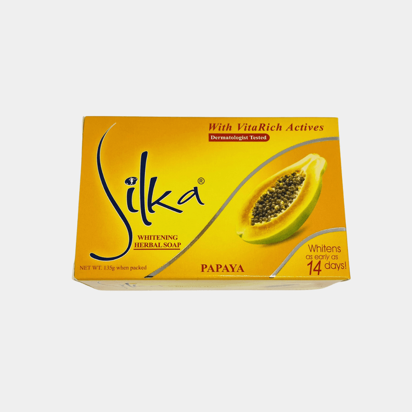 Silka Whitening Herbal With Papaya Soap 135g