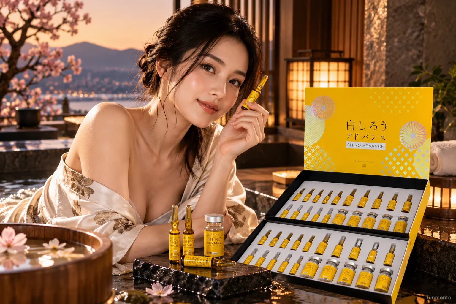 Shiro Advance Premium Glutathione 10 Vial Set