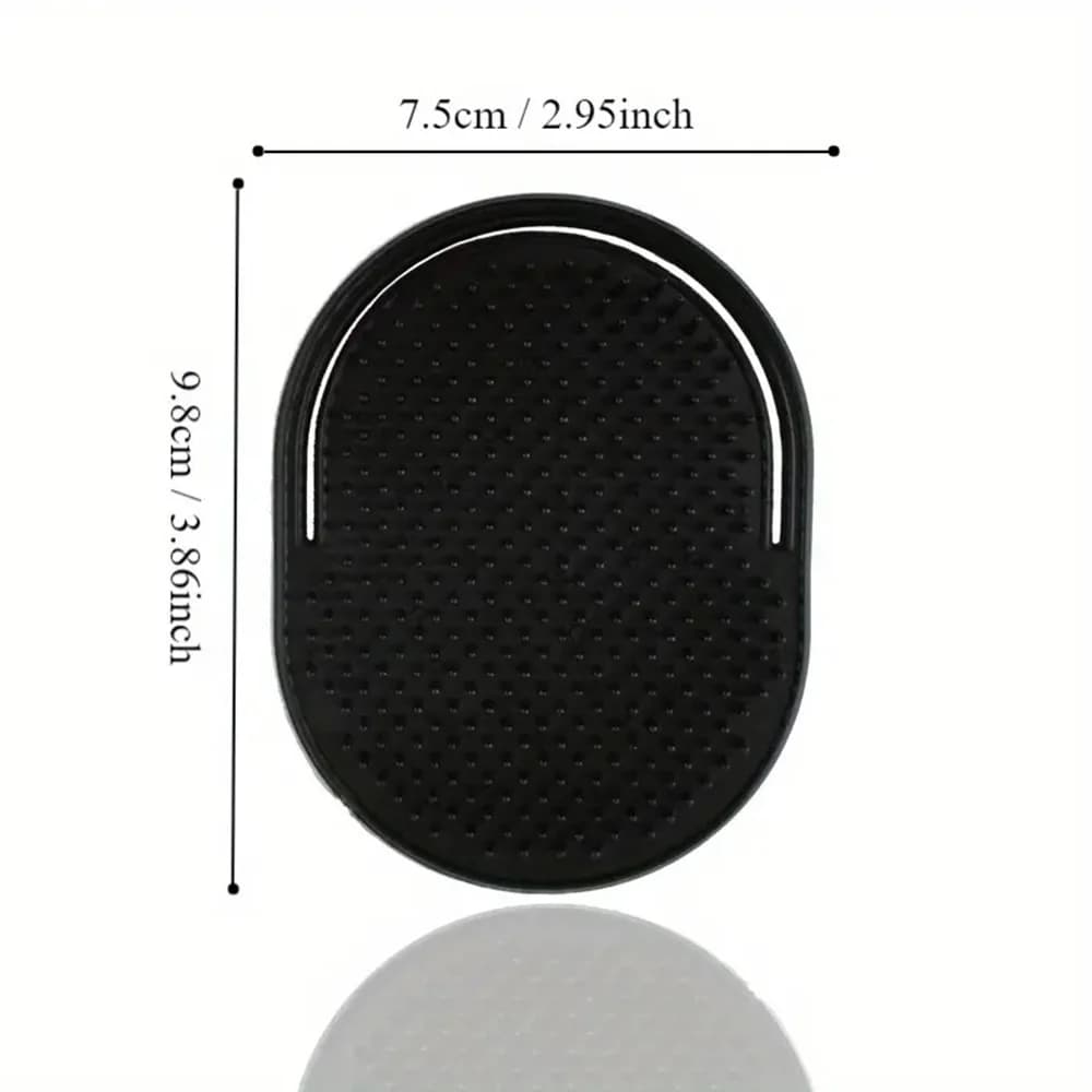 small pocket hair brush with palm grip — image 5