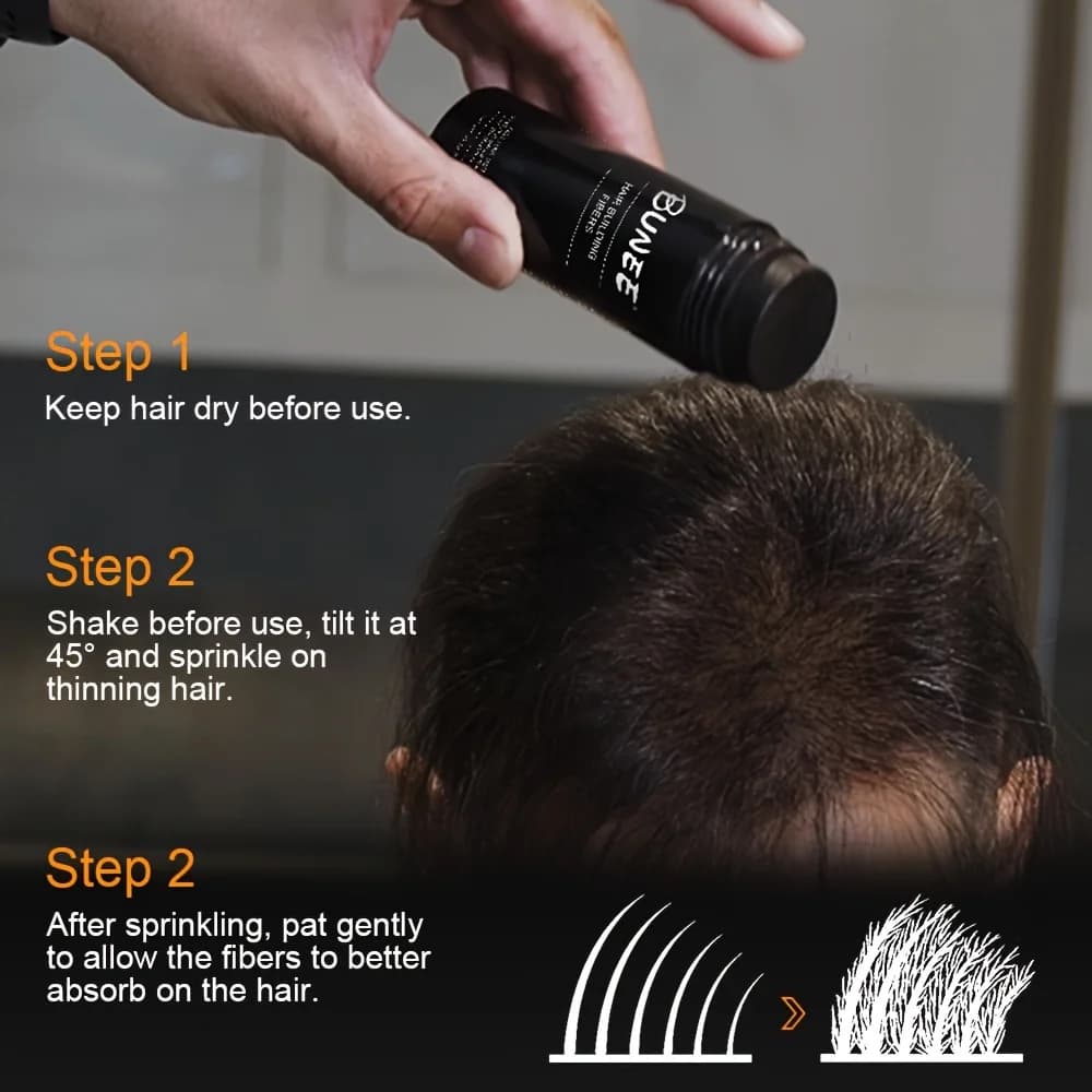 BUNEE natural hair fiber powder for thickening — image 3