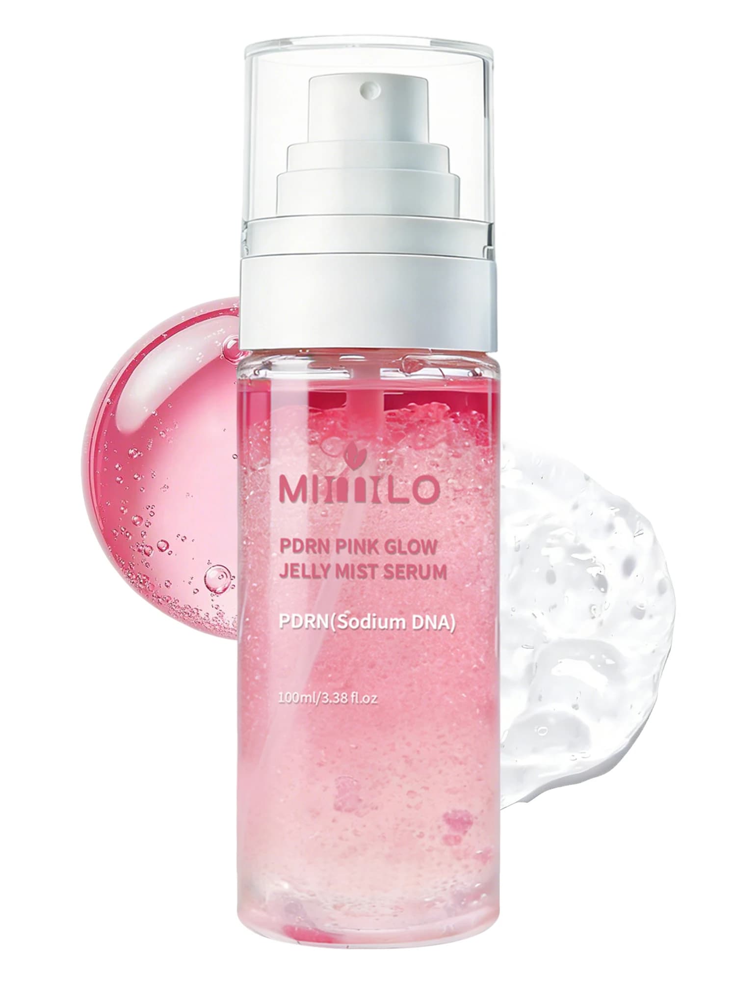 Salmon pink foam cleansing gel tube — image 8