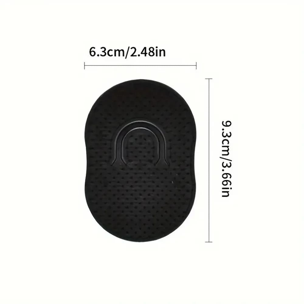 small pocket hair brush with palm grip — image 6