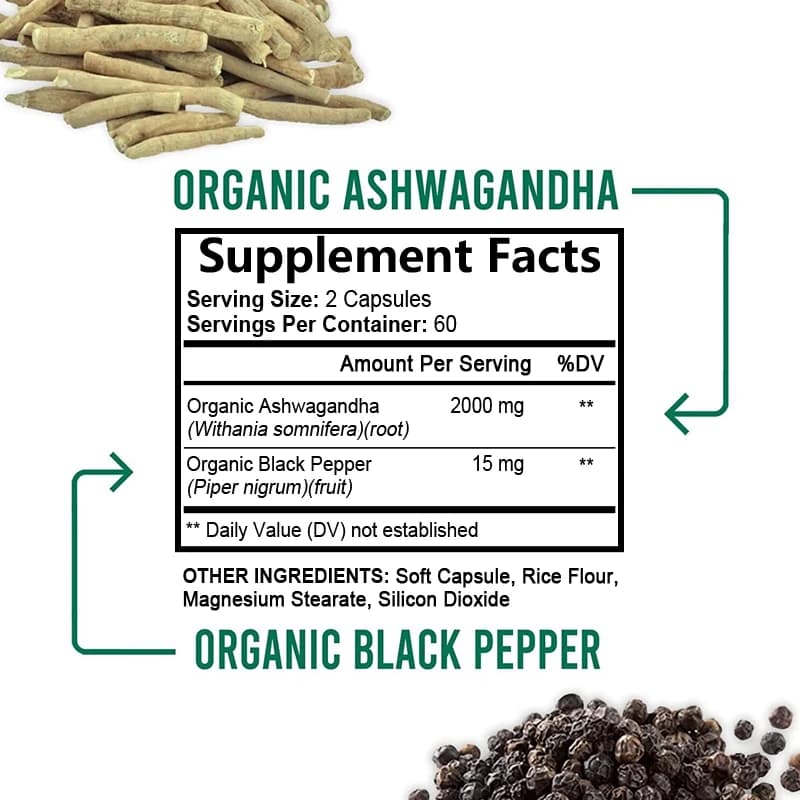 organic ashwagandha capsules — image 6