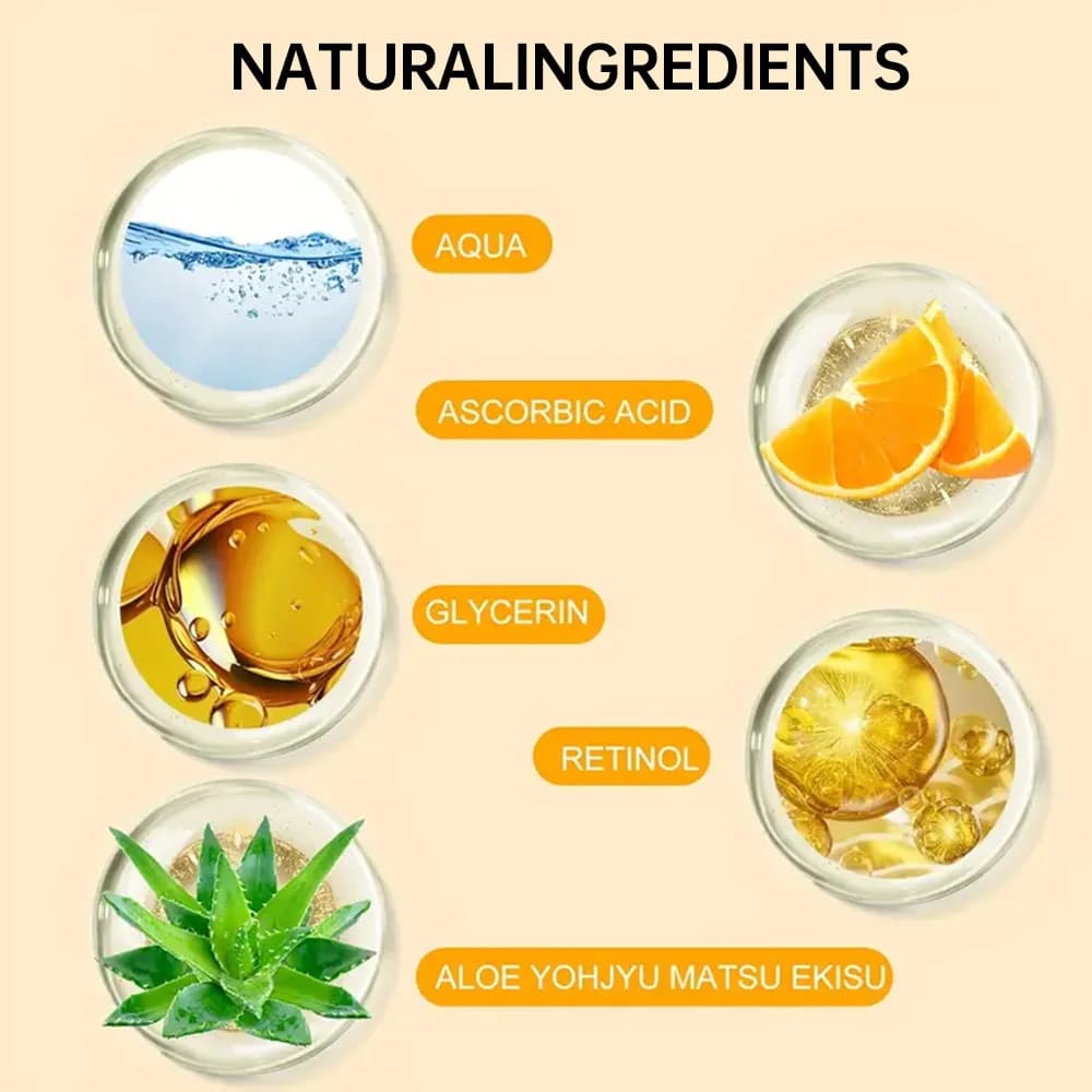 Vitamin C serum and hyaluronic acid face cream set — image 4
