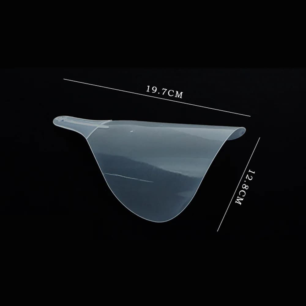 clear plastic hair cut shield protecting face and eyes — image 5