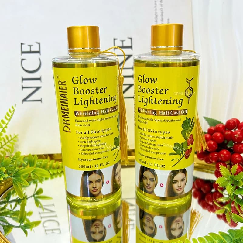 Alpha arbutin and kojic acid brightening serum bottle — image 5