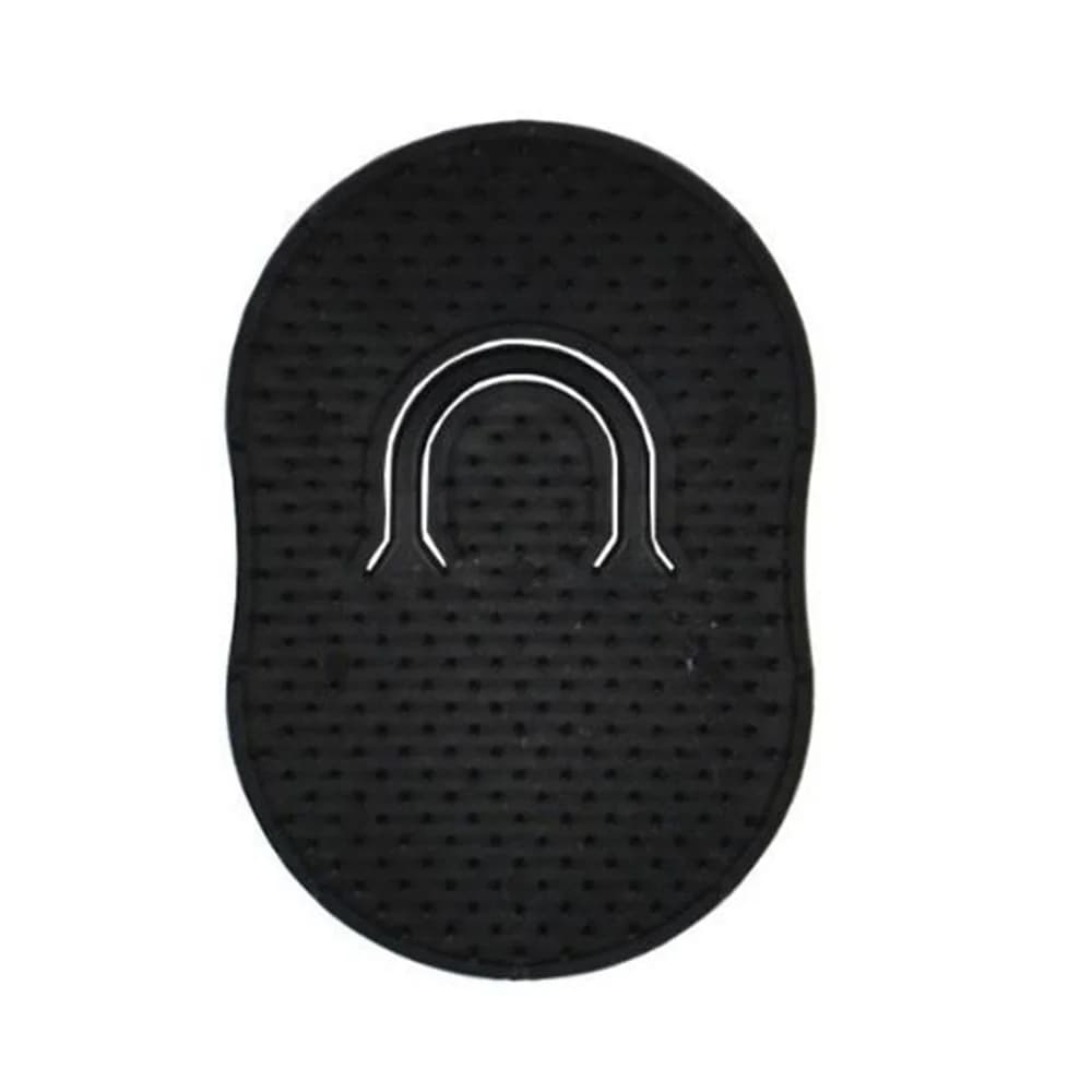 small pocket hair brush with palm grip — image 4