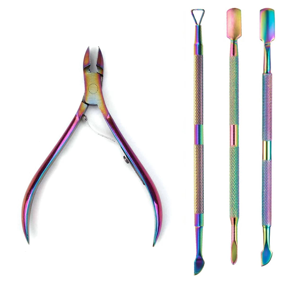 Stainless steel nail cutter and scissors set — image 8