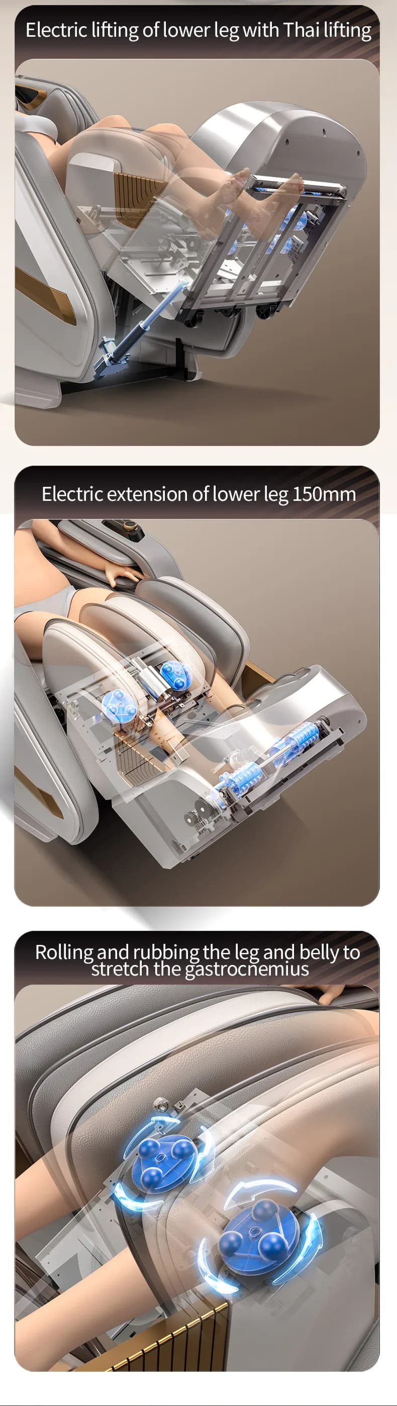 New 5D Shiatsu Ai5 Massage Chair Zero Gravity SL-Track Deep — image 5