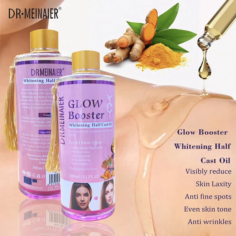 Alpha arbutin and kojic acid brightening serum bottle — image 3