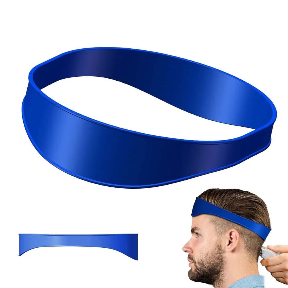 silicone curved headband hair cutting guide — image 8