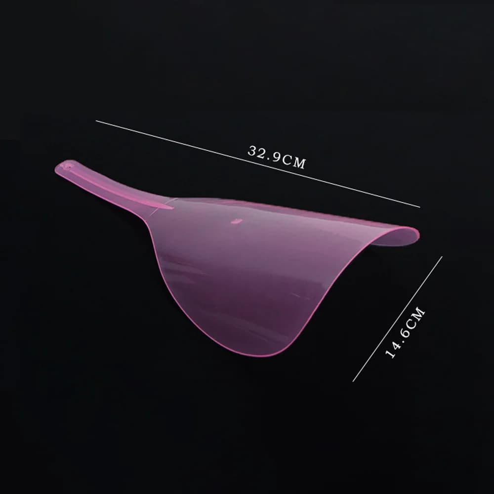 clear plastic hair cut shield protecting face and eyes — image 6