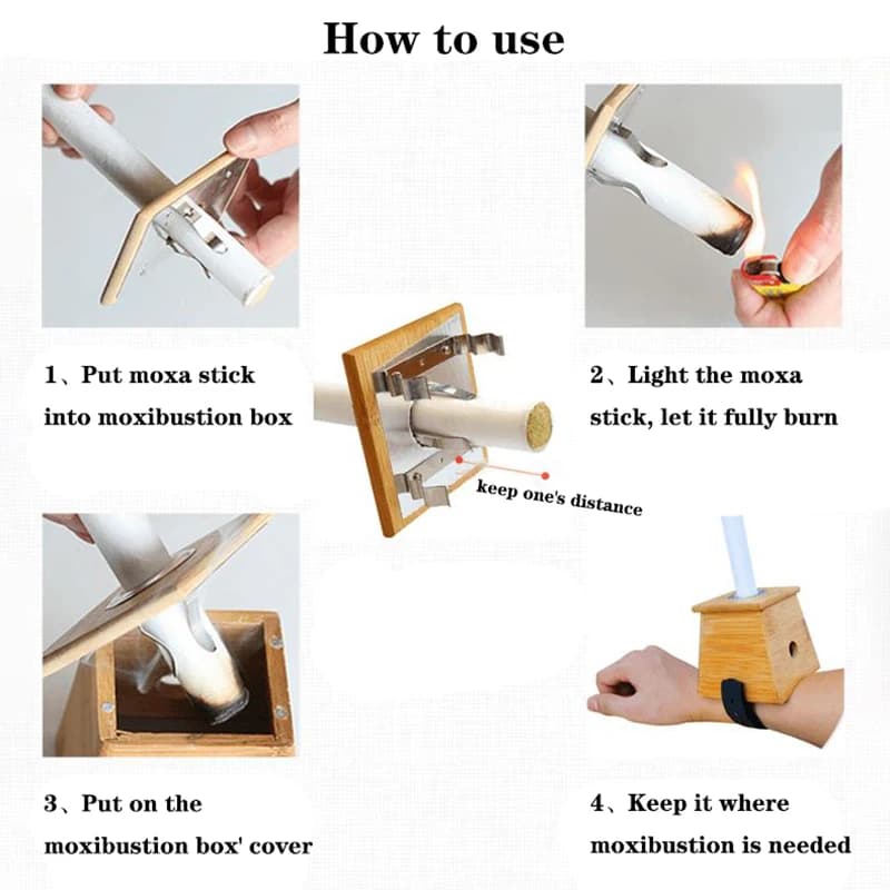Bamboo moxibustion burner box — image 6
