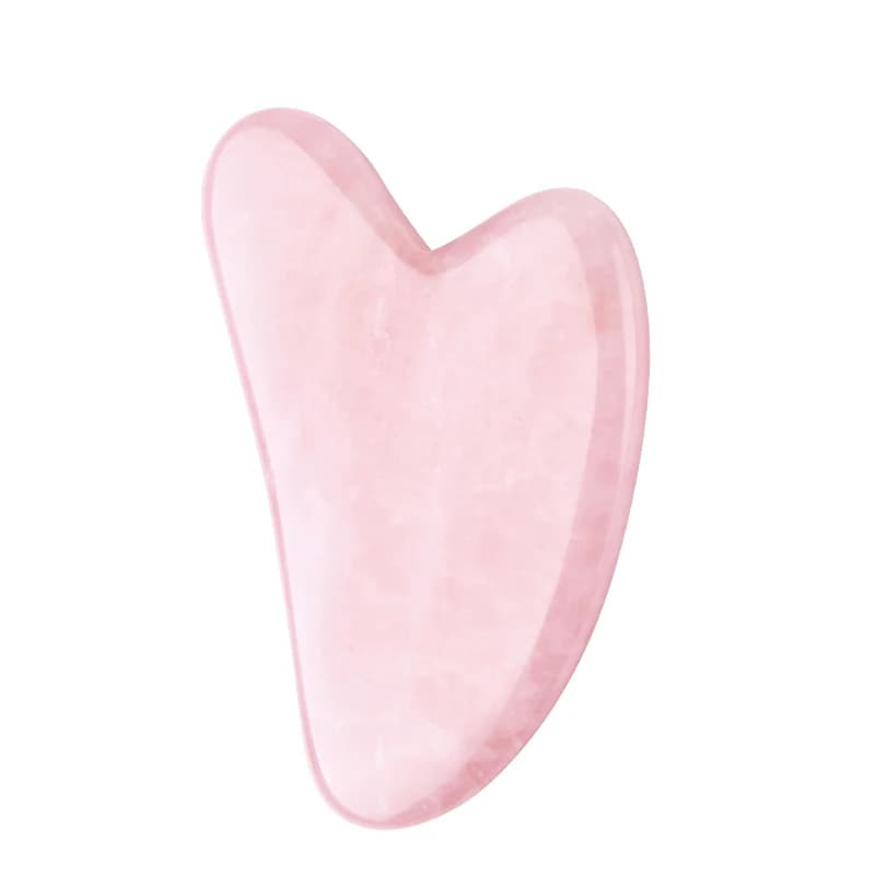 Jade and rose quartz Gua Sha facial tool — image 6