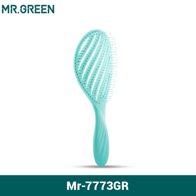 hollow out hair brush with scalp massage comb — image 8