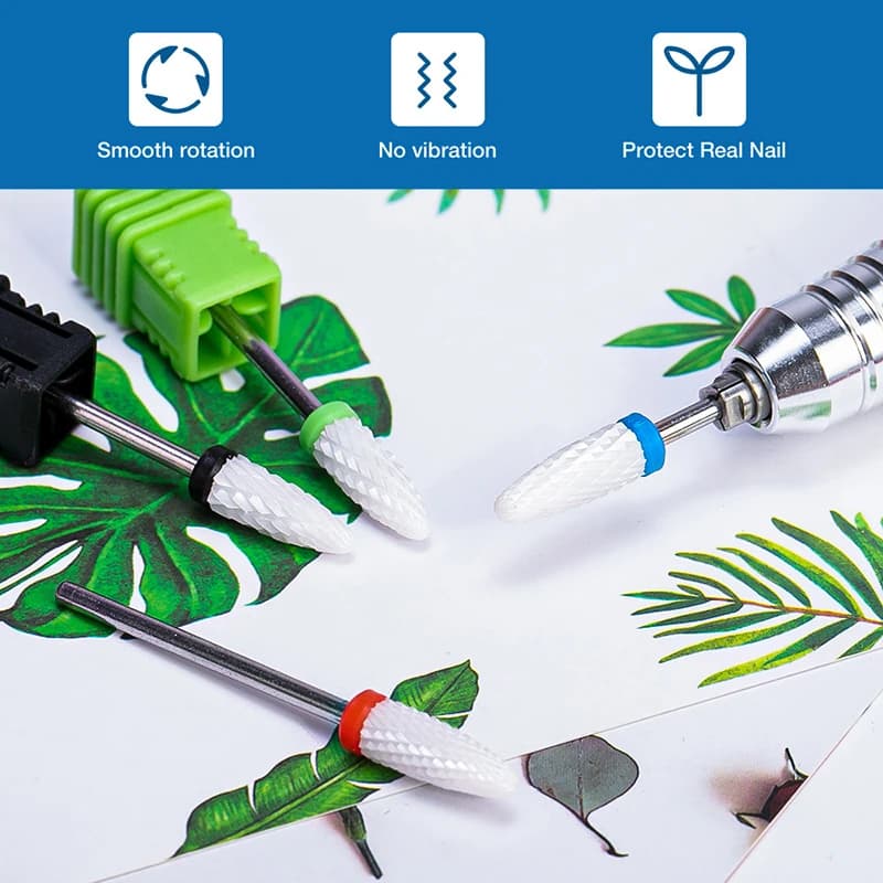 ceramic nail drill bit for manicure — image 5