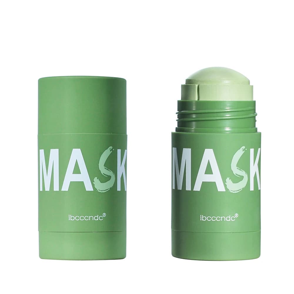 Green tea cleansing stick mask in a white tube — image 7