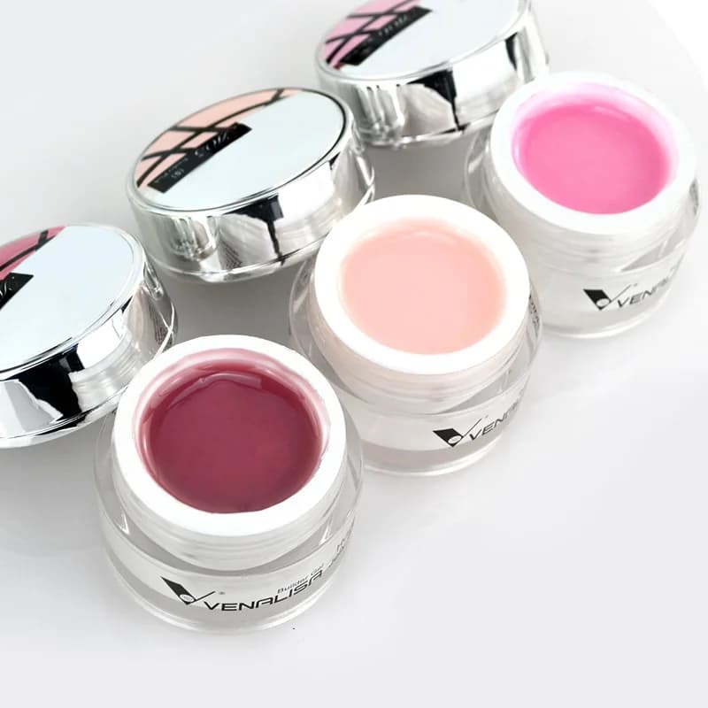 clear pearl glitter nail extension gel tube — image 5