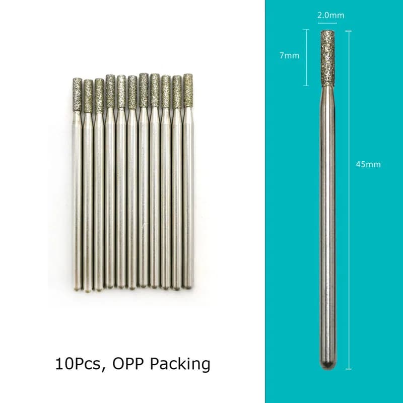10-piece diamond nail drill bit set — image 8