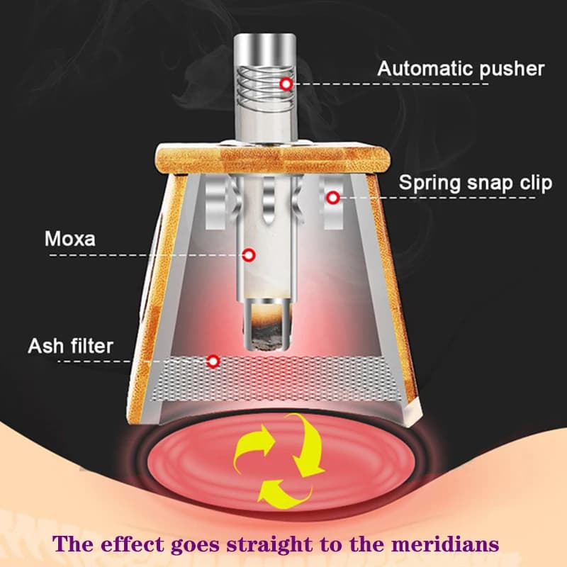 Bamboo moxibustion burner box — image 4