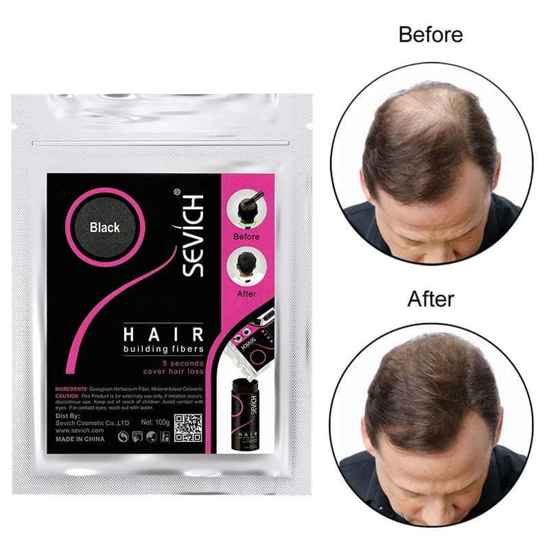 Sevich hair fibers refill bag 100g — image 2