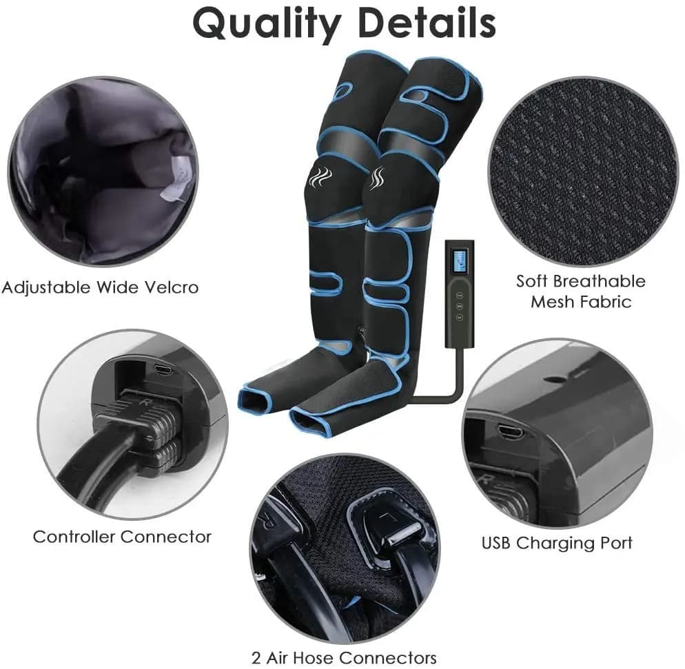 Foot and leg air pressure massager device — image 5
