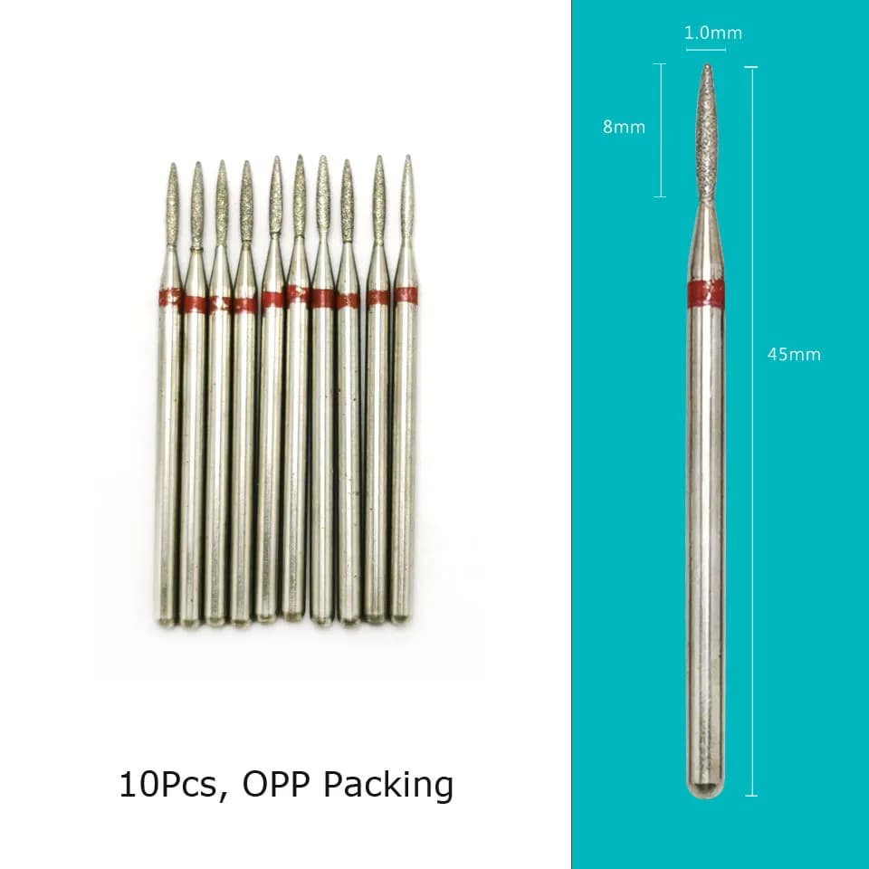 10-piece diamond nail drill bit set — image 4