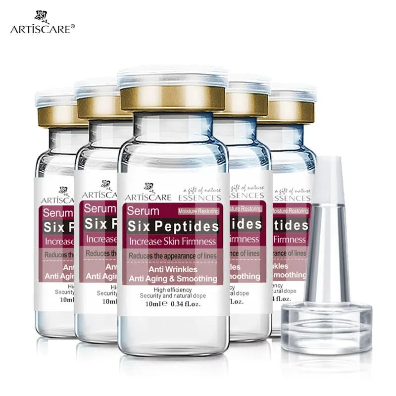 six peptide face serum bottle — image 4