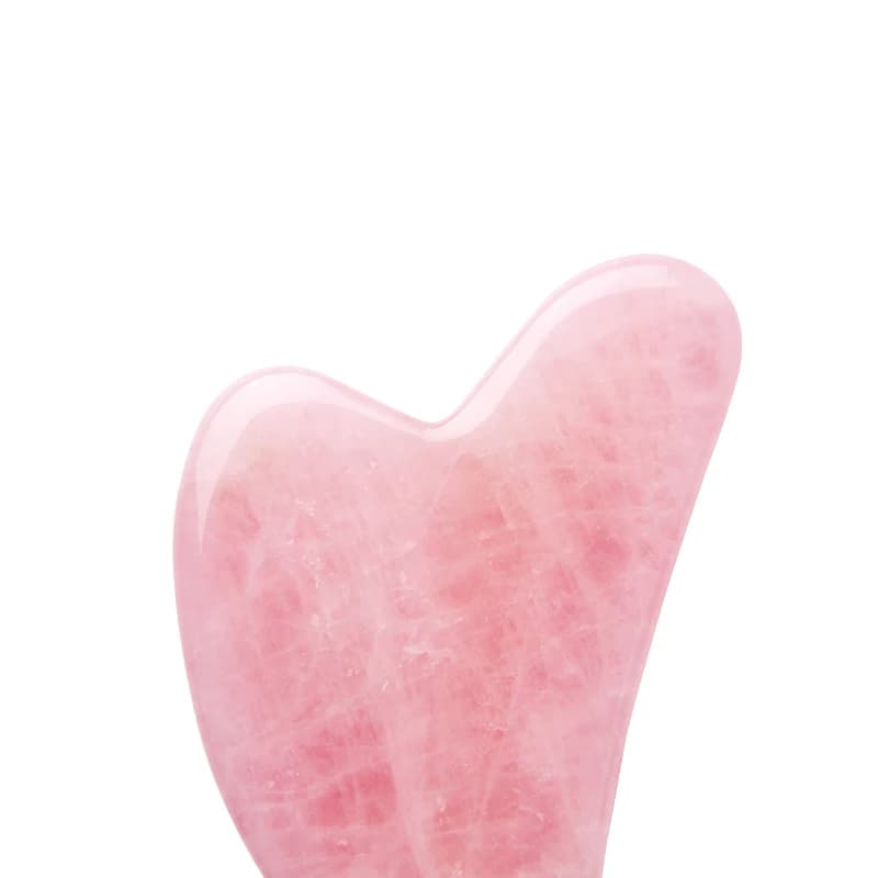 Jade and rose quartz Gua Sha facial tool — image 5