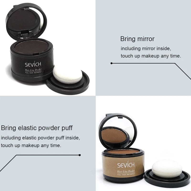 Sevich hairline powder in a small compact jar — image 4