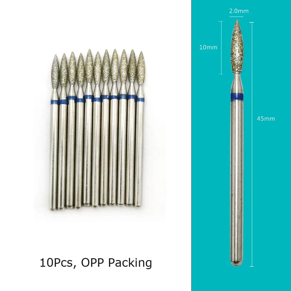 10-piece diamond nail drill bit set — image 5