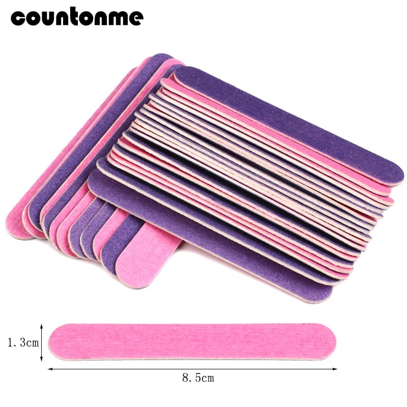 double-sided wooden nail file mini — image 1