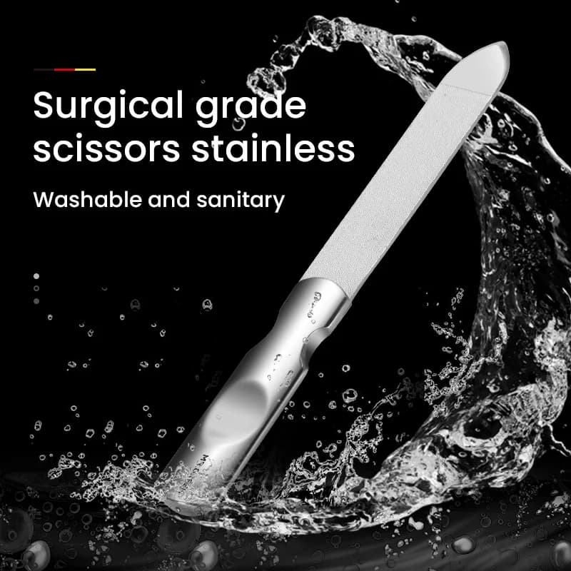 double sided stainless steel nail file — image 4