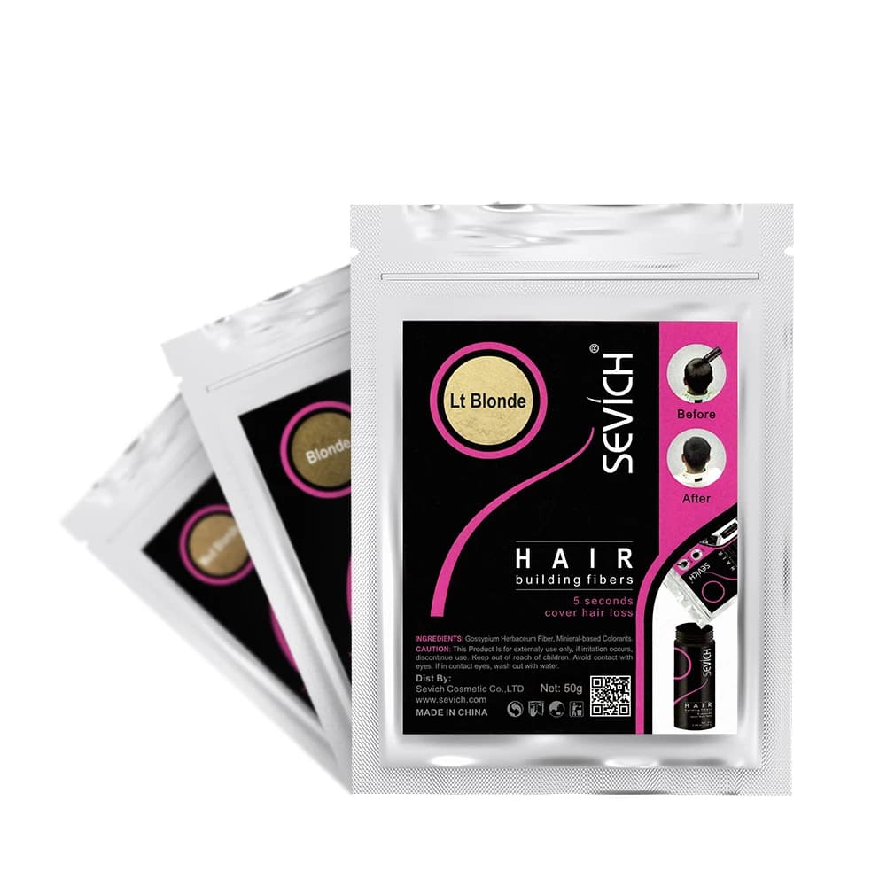 Sevich 100 g hair fibers in 10‑color blend — image 1