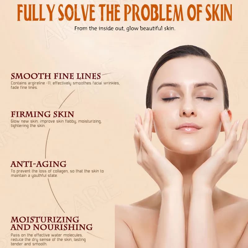 six peptide face serum bottle — image 3