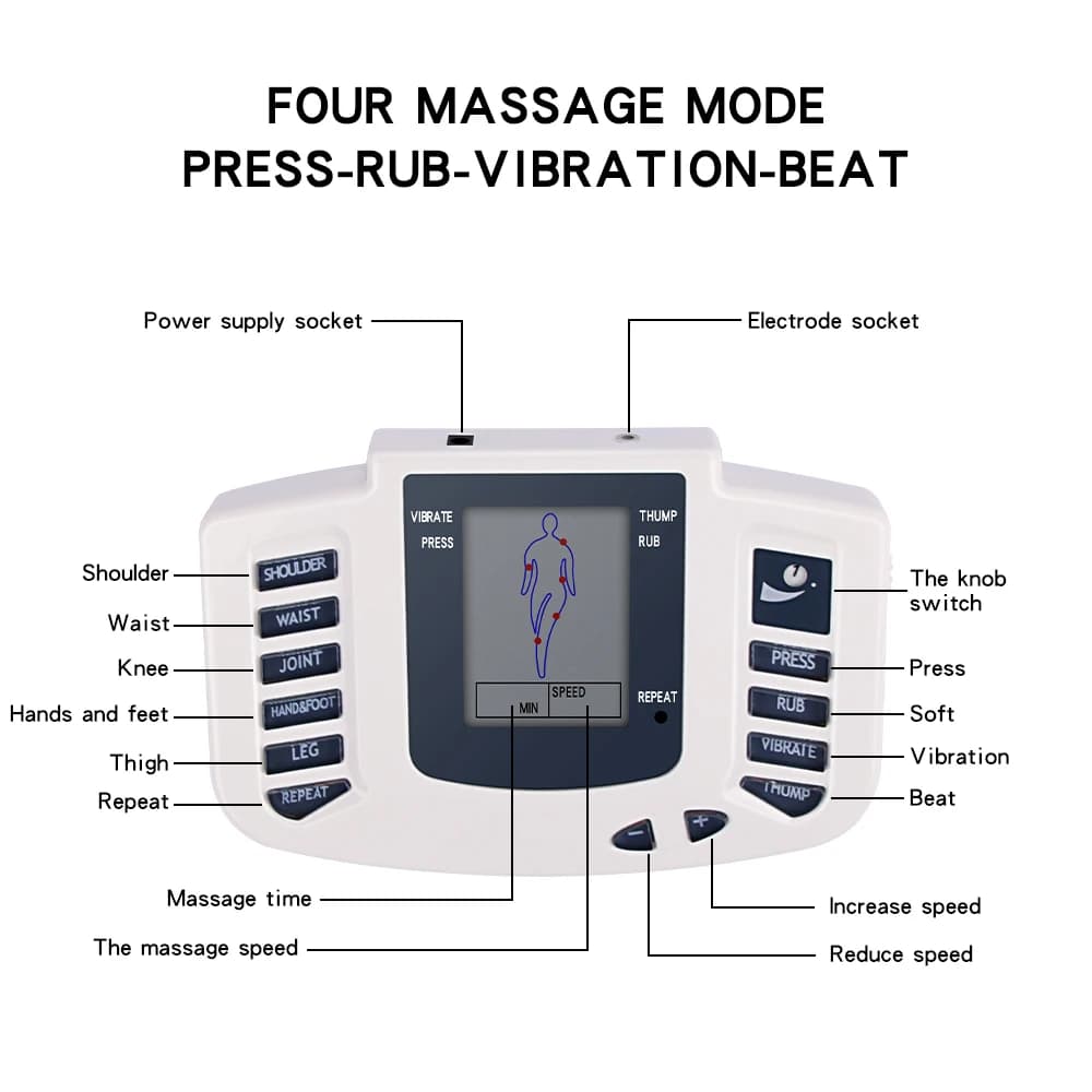 Full body TENS muscle stimulator with 16 pads — image 4