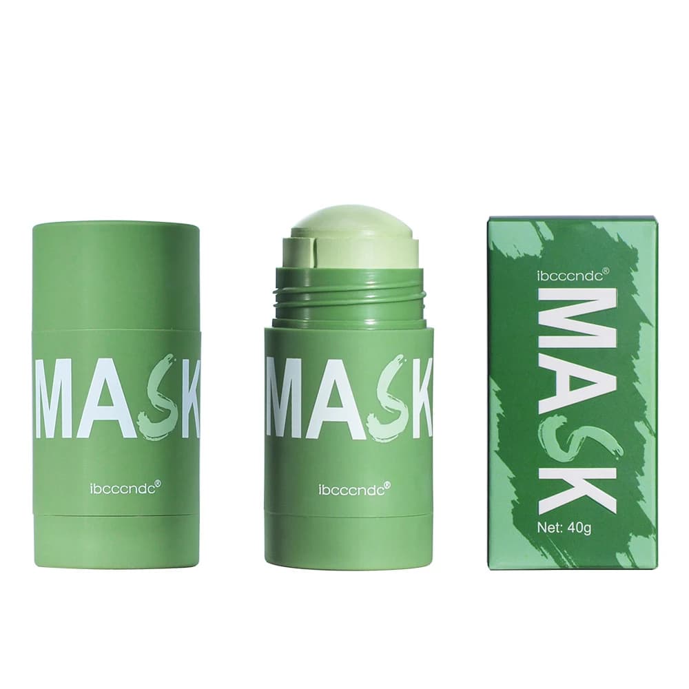 Green tea cleansing stick mask in a white tube — image 6
