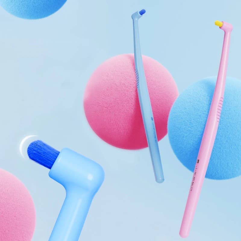 two soft‑bristle single‑tuft interdental brushes — image 1
