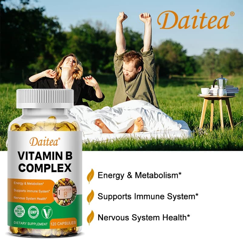 Daitea vitamin B complex capsules bottle — image 3