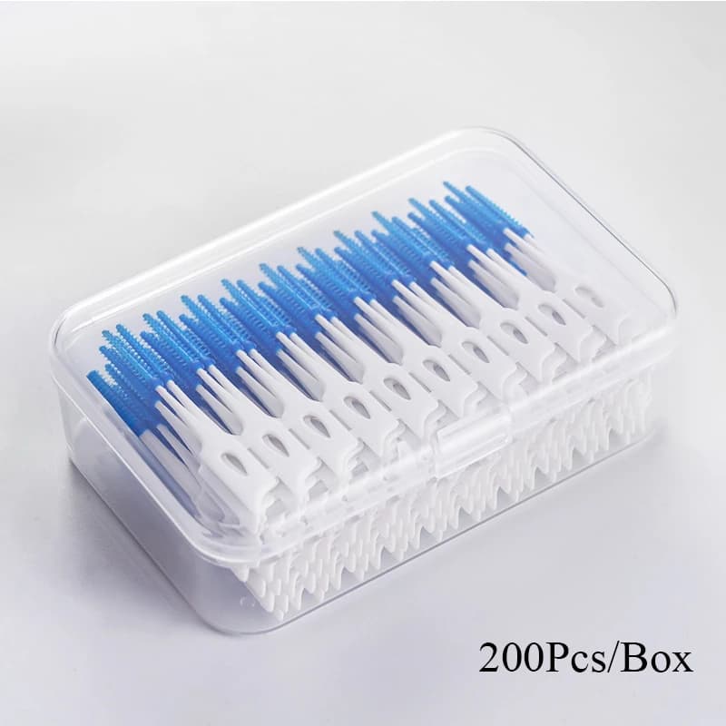 pack of inter dental silicone brushes — image 1