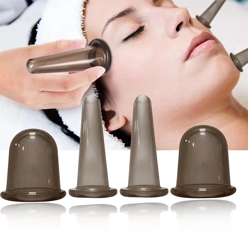 silicone vacuum cupping massage jar — image 1