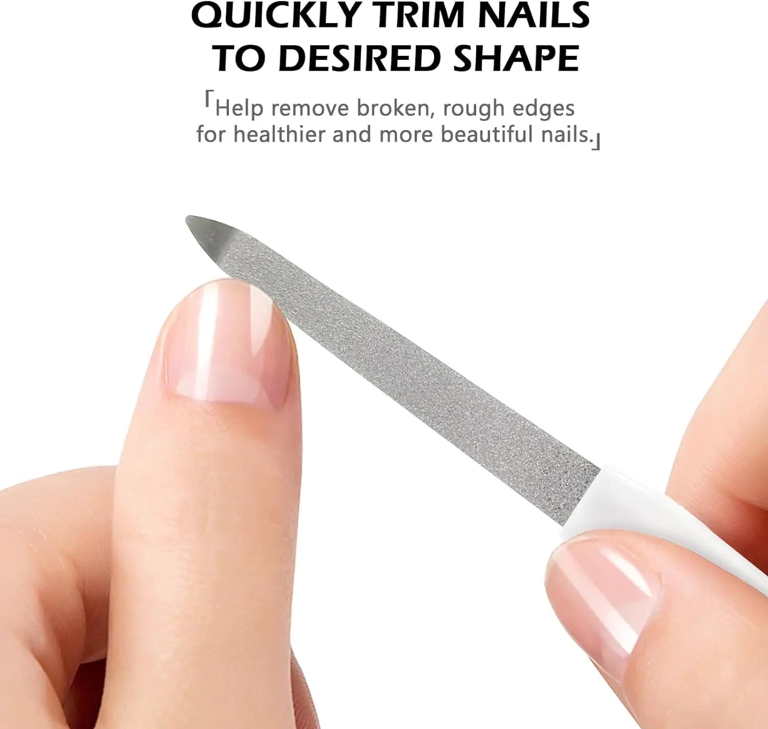 double sided metal nail file — image 3