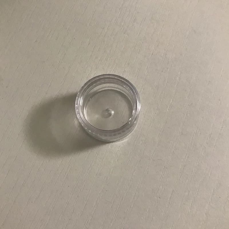 clear 5 g sample cream jar — image 4