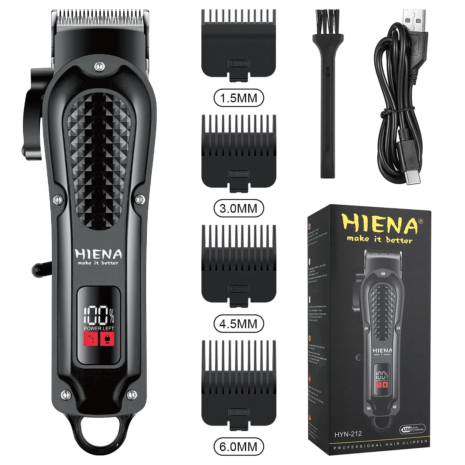 rechargeable cordless hair clipper — image 1