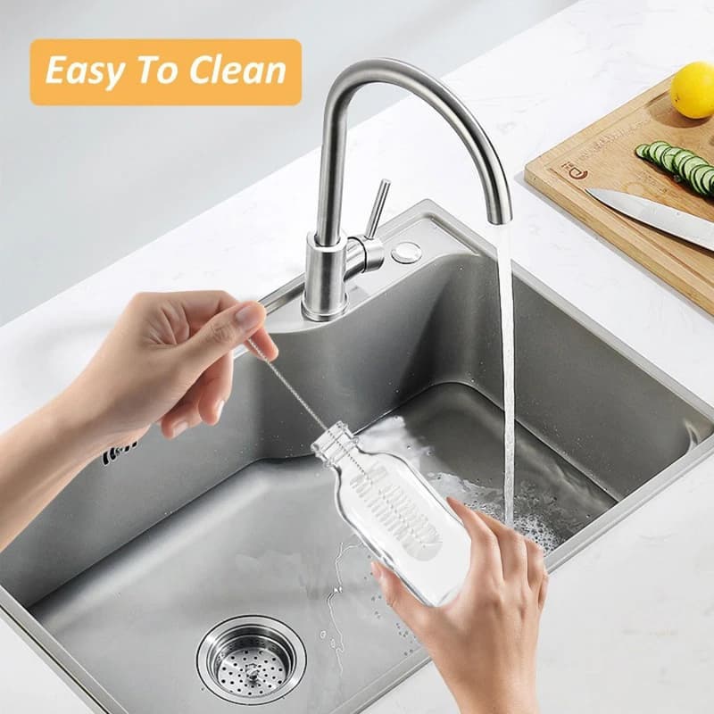 clear 60ml glass bottle with airtight lid — image 4