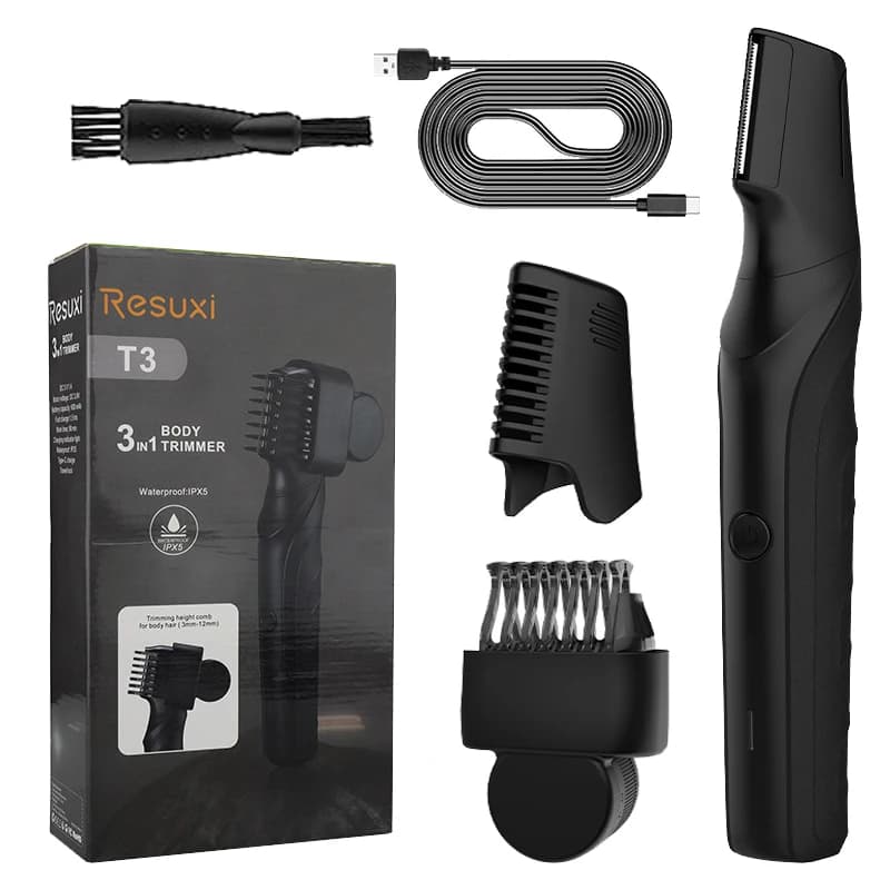 waterproof men's electric body hair trimmer — image 7