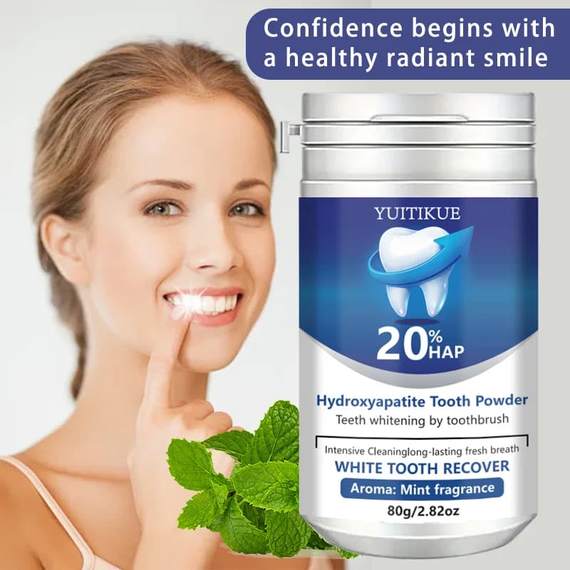 Hydroxyapatite tooth powder in mint flavor, 80 g — image 4