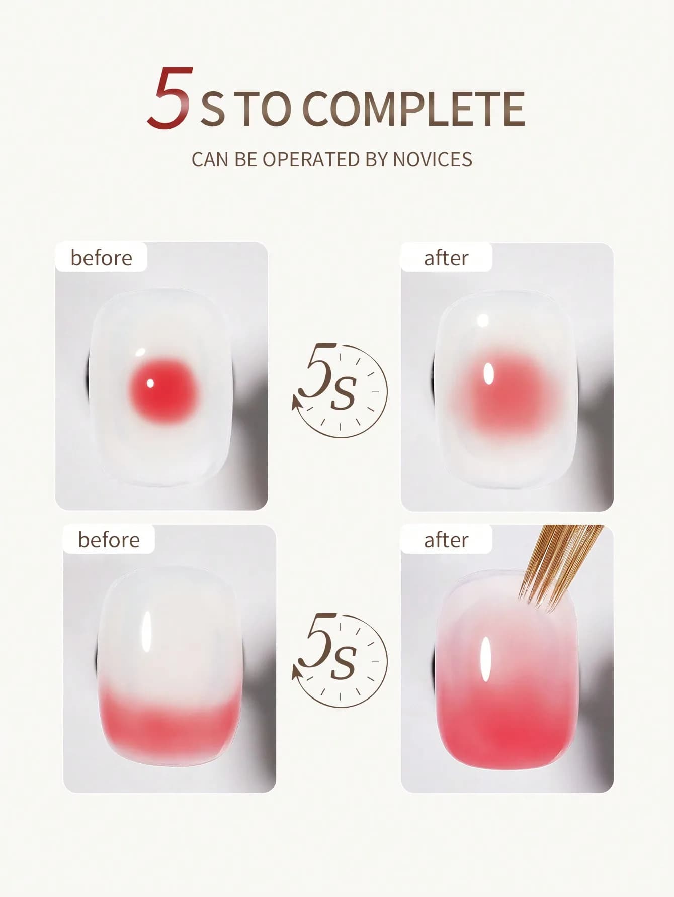 15 ml Blooming Glue UV/LED soak‑off top coat gel — image 4