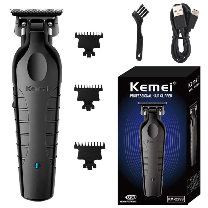 Cordless barber hair trimmer with zero‑gap blade — image 7