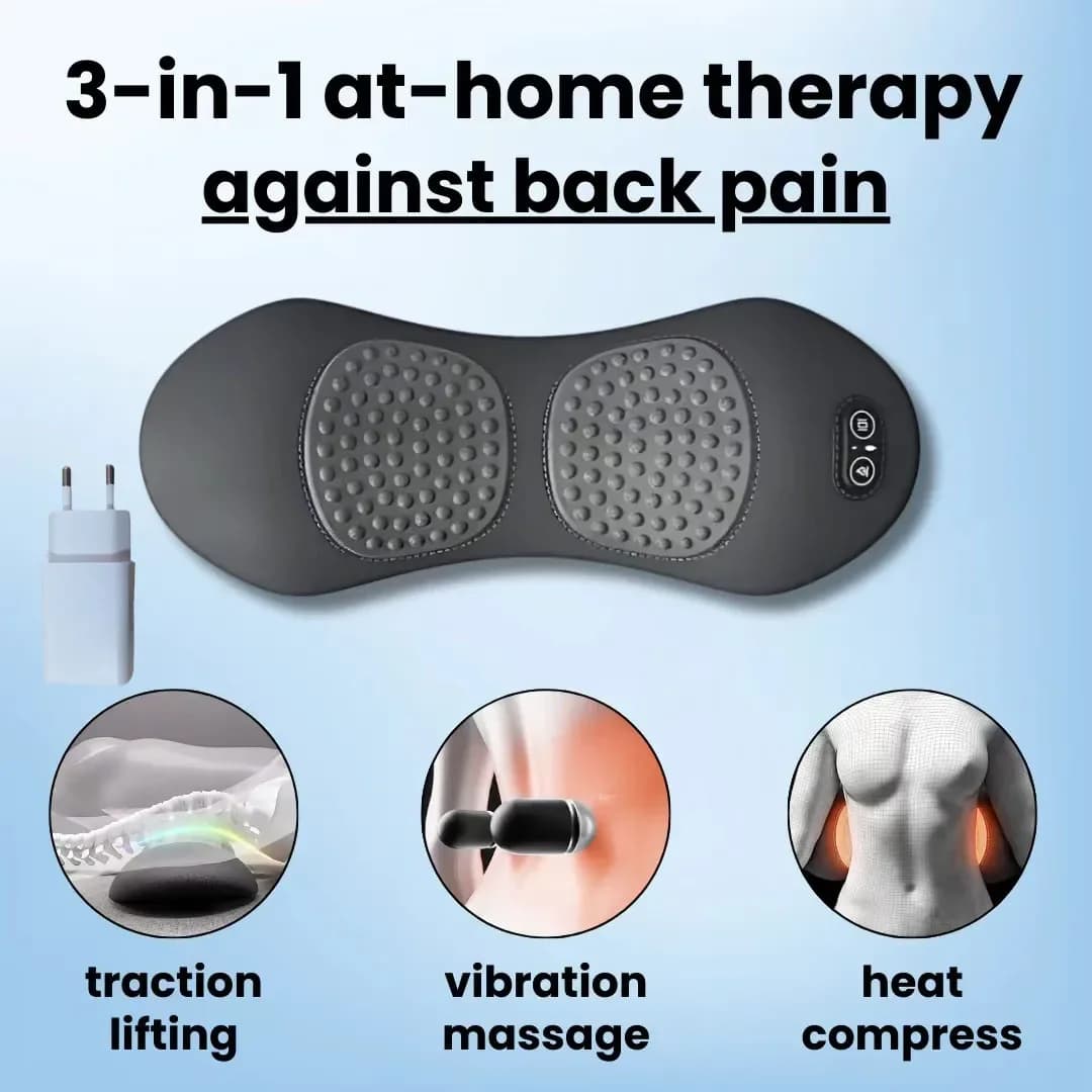 Emeka 3-in-1 back massager pillow with heat and vibration — image 8